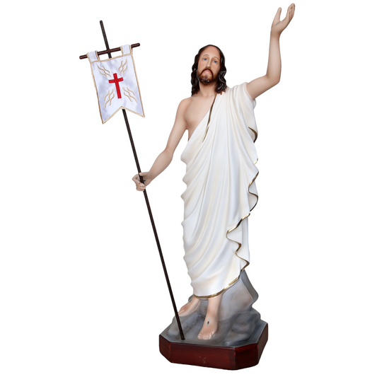 Statua Gesù Risorto 60 cm in Resina