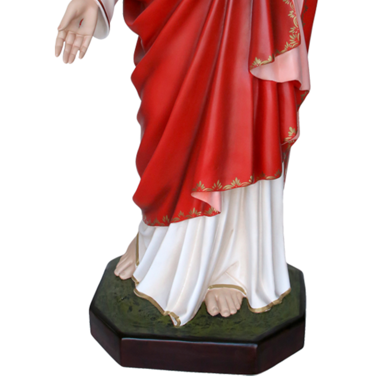 Statua Gesù Sacro Cuore 155 cm in Vetroresina