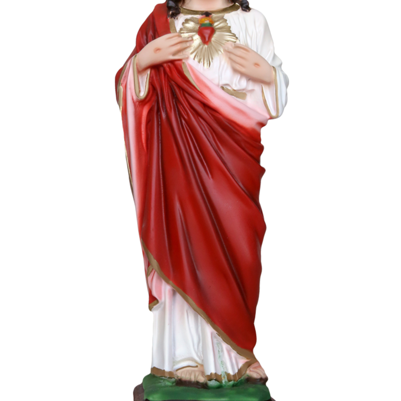 Statua Gesù Sacro Cuore 30 cm in Resina Piena