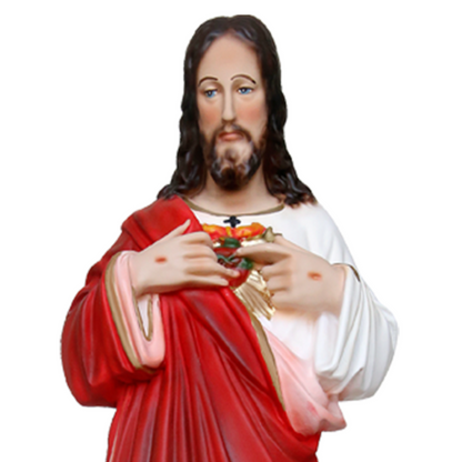Statua Gesù Sacro Cuore 40 cm in Resina