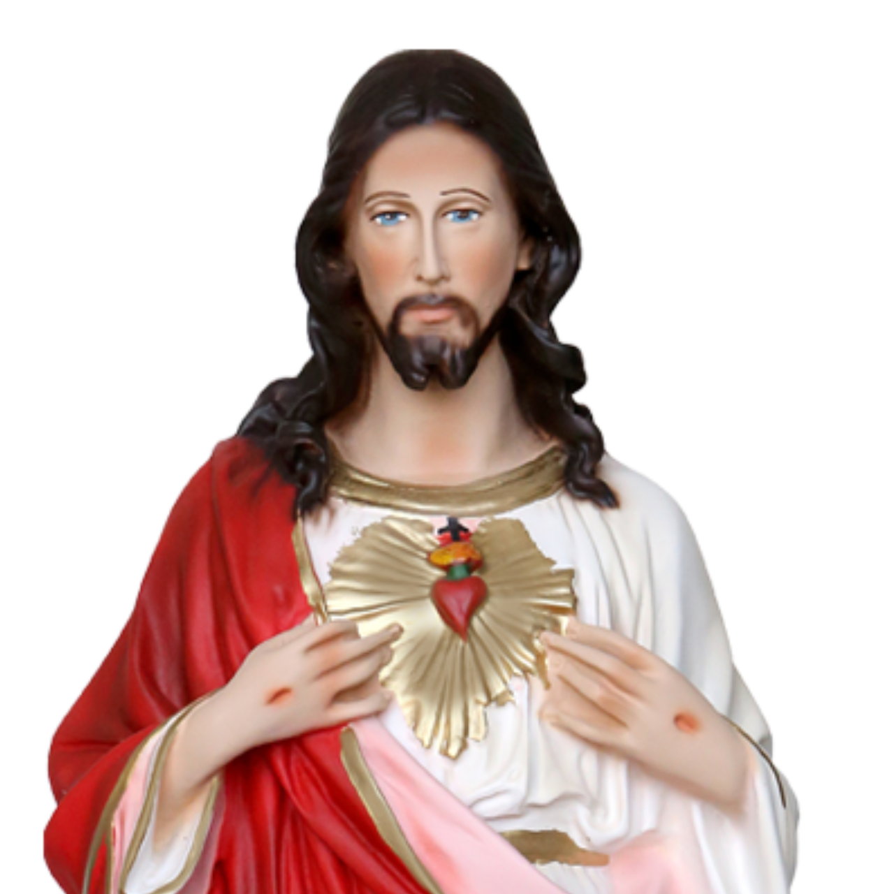Statua Gesù Sacro Cuore 50 cm in Resina