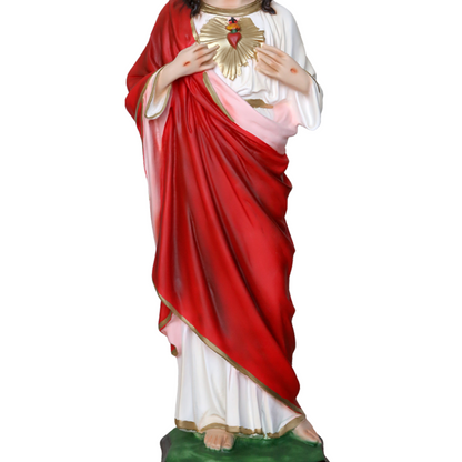 Statua Gesù Sacro Cuore 50 cm in Resina