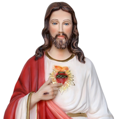 Statua Gesù Sacro Cuore 60 cm in Resina