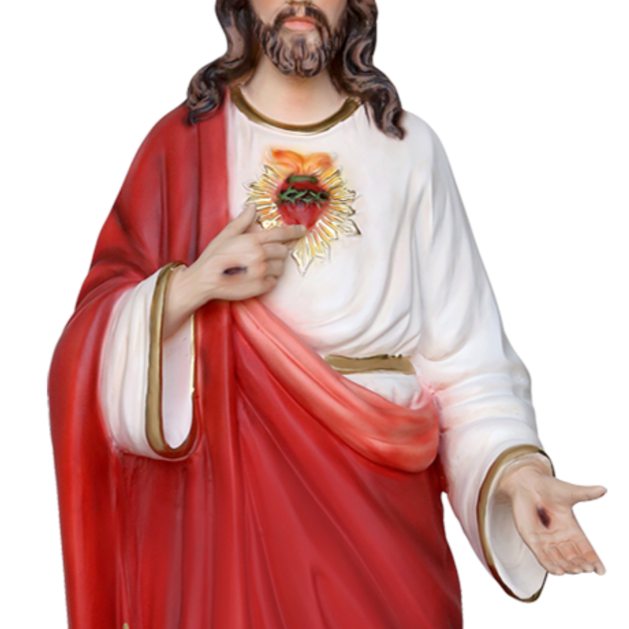 Statua Gesù Sacro Cuore 60 cm in Resina