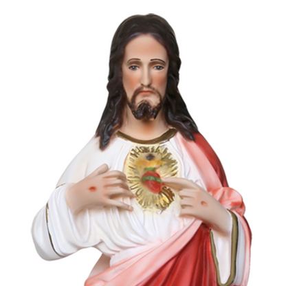 Statua Gesù Sacro Cuore 65 cm in Resina