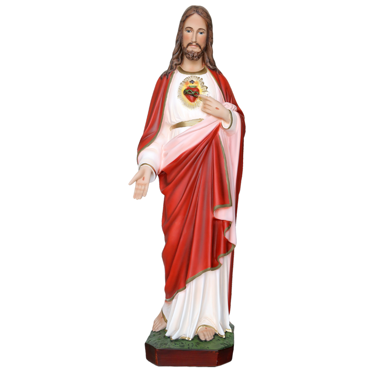 Statua Gesù Sacro Cuore 70 cm in Resina