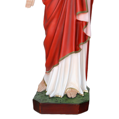 Statua Gesù Sacro Cuore 70 cm in Resina