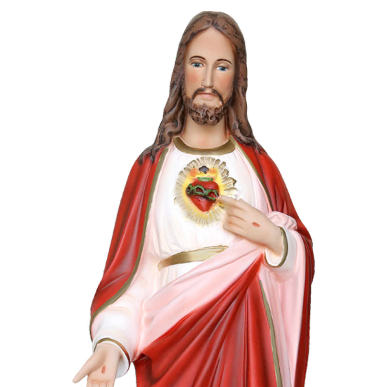 Statua Gesù Sacro Cuore 70 cm in Resina