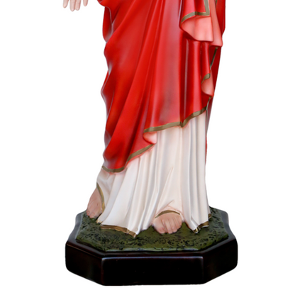 Statua Gesù Sacro Cuore 85 cm in Resina