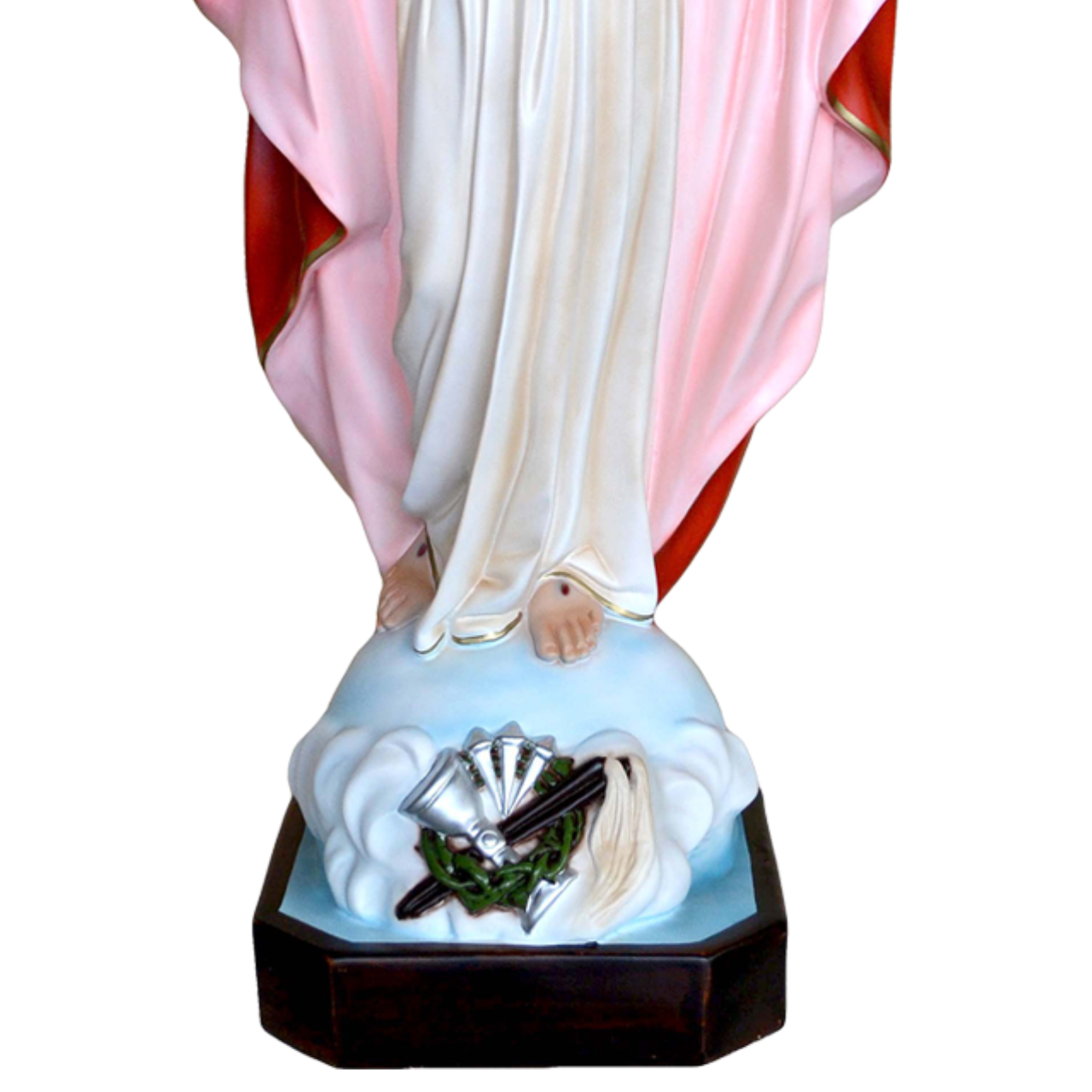 Statua Gesù Sacro Cuore Braccia Aperte 85 cm in Resina