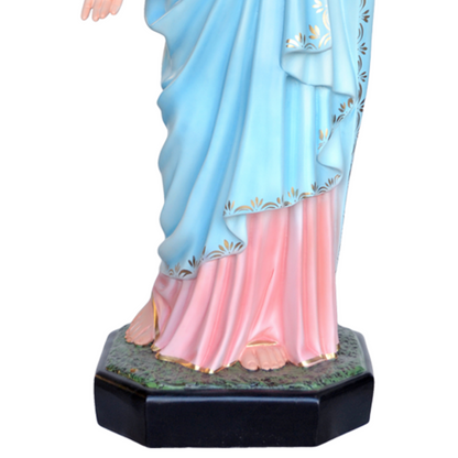 Statua Sacro Cuore di Maria 110 cm in Vetroresina