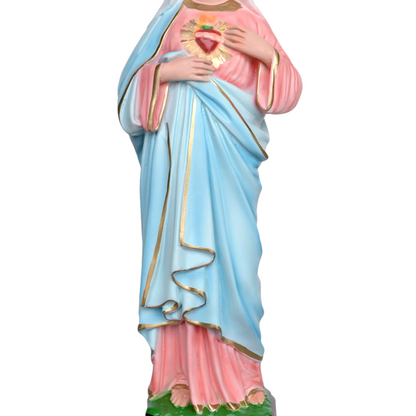 Statua Sacro Cuore di Maria 40 cm in Resina
