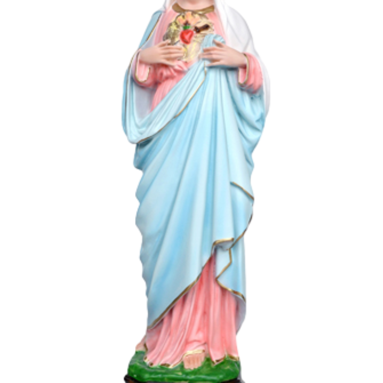Statua Sacro Cuore di Maria 50 cm in Resina