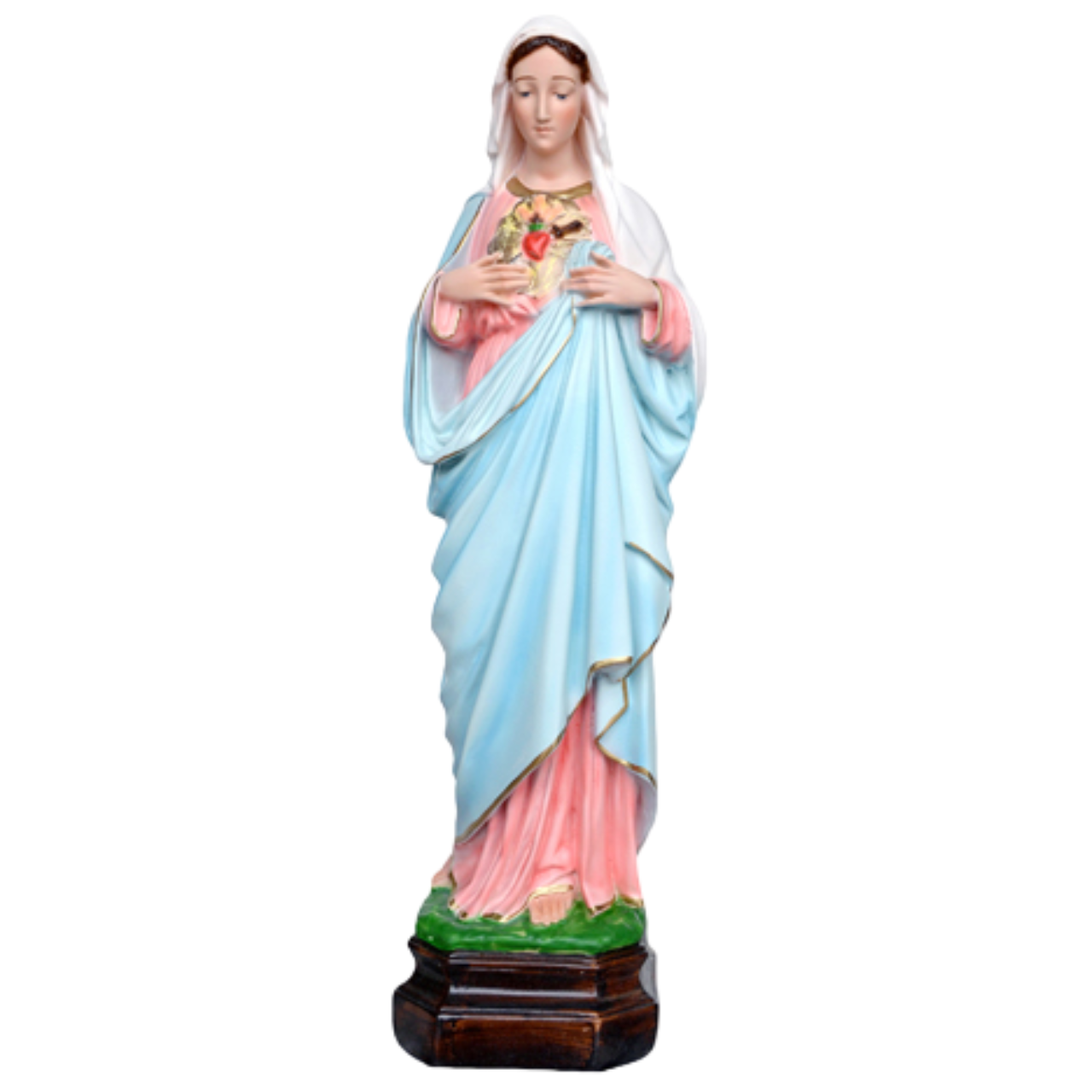 Statua Sacro Cuore di Maria 50 cm in Resina