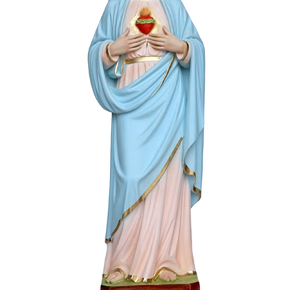 Statua Sacro Cuore di Maria 60 cm in Resina