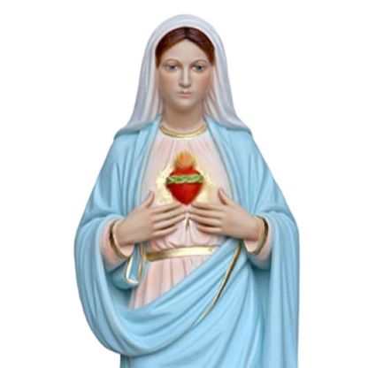 Statua Sacro Cuore di Maria 60 cm in Resina