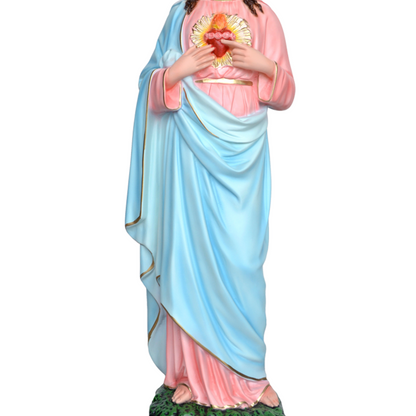 Statua Sacro Cuore di Maria 65 cm in Resina