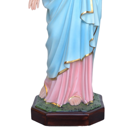 Statua Sacro Cuore di Maria 85 cm in Vetroresina