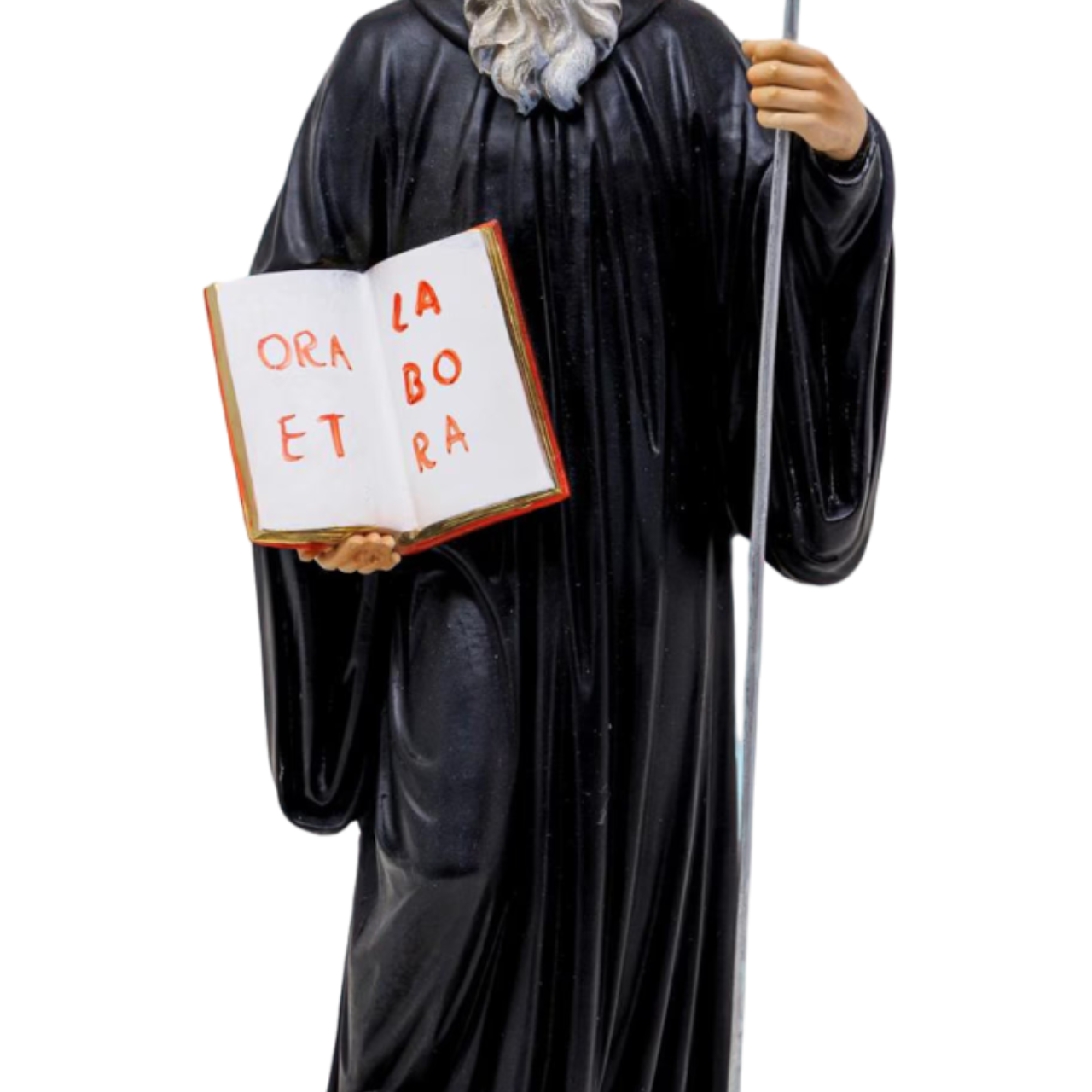 Statua San Benedetto 40 cm in Resina