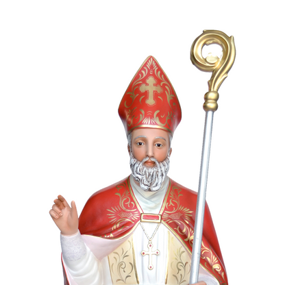 Statua San Biagio 150 cm in Vetroresina