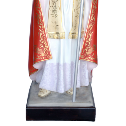 Statua San Biagio 150 cm in Vetroresina