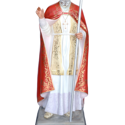 Statua San Biagio 150 cm in Vetroresina