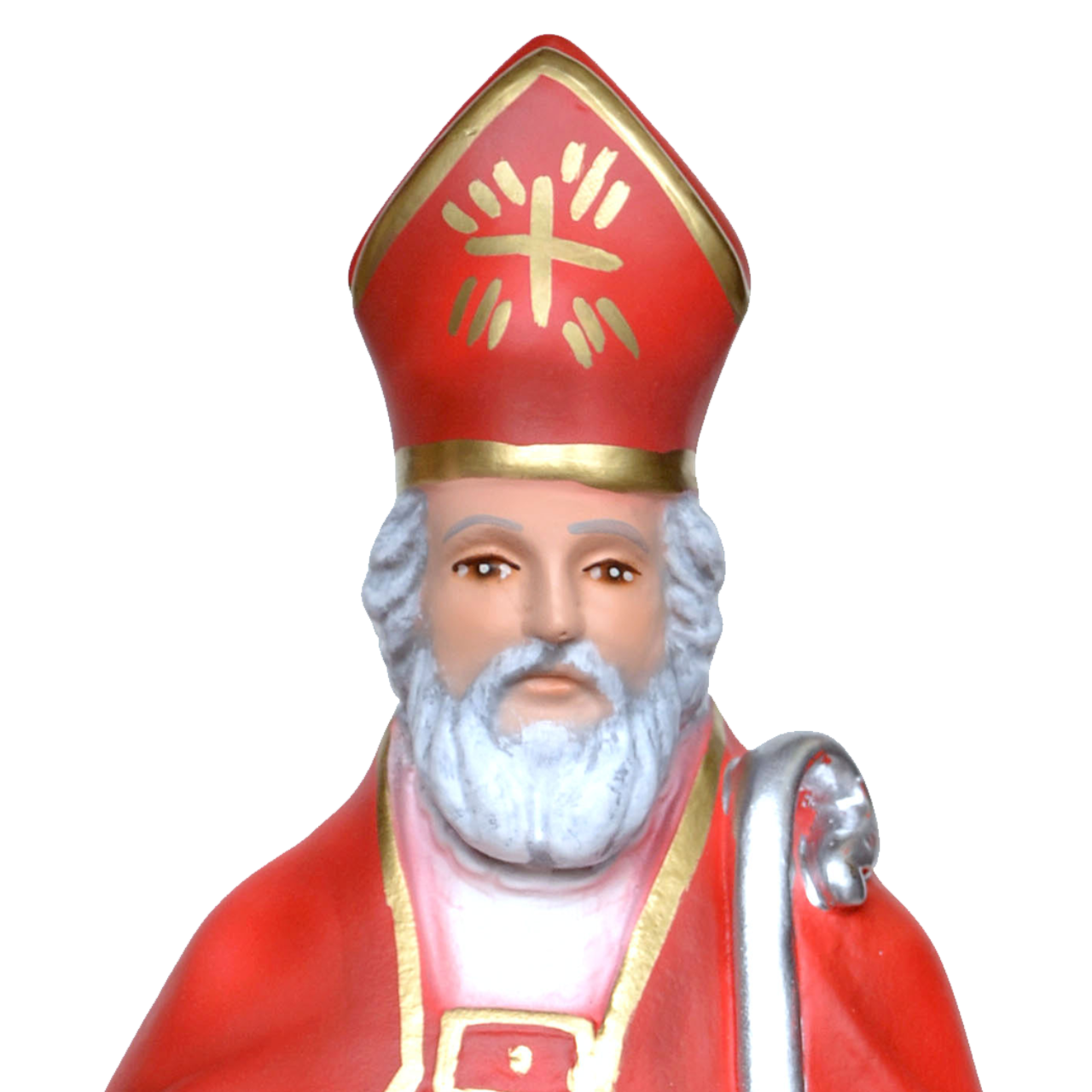 Statua San Biagio Busto 30 cm in Resina Piena