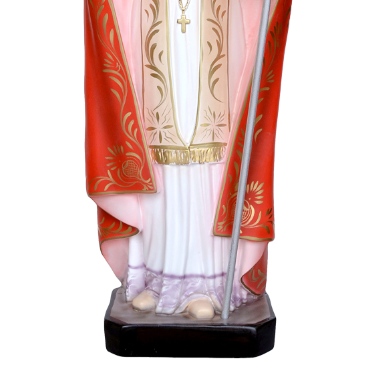 Statua San Biagio 75 cm in Vetroresina