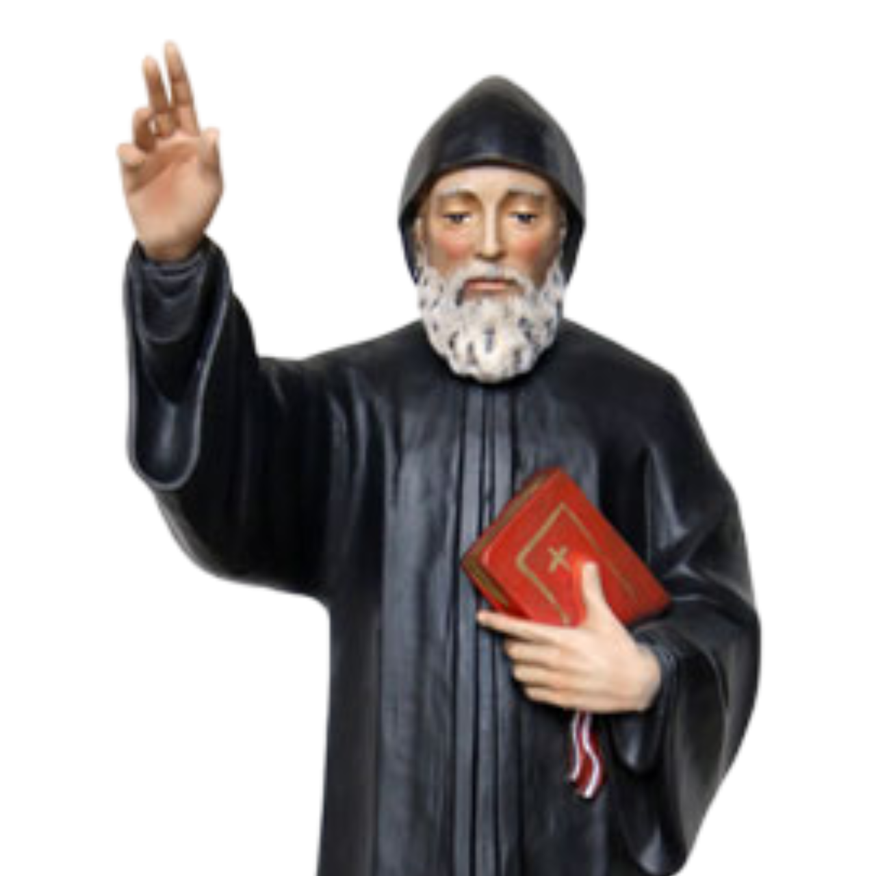 Statua San Charbel 30 cm in Resina Piena