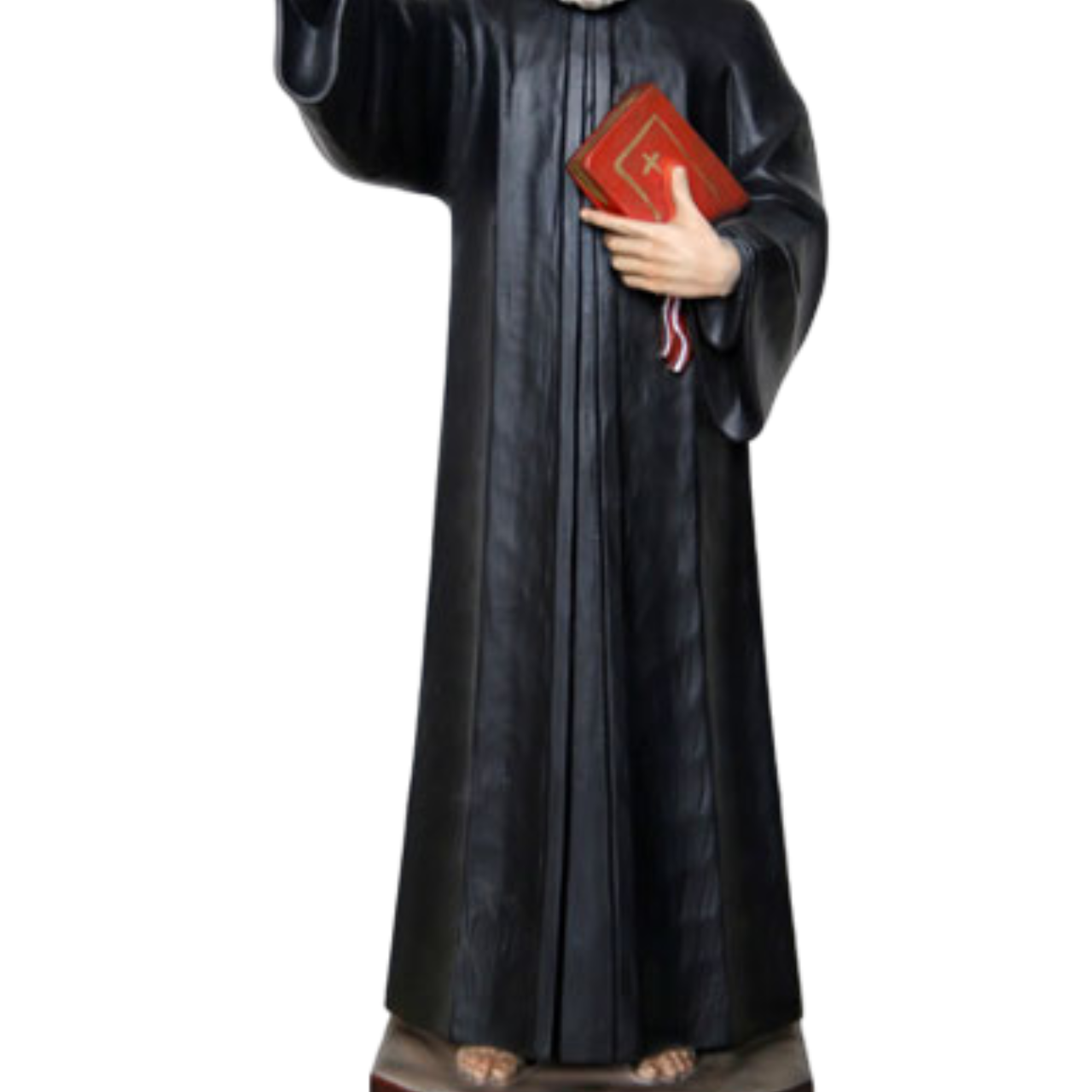 Statua San Charbel 30 cm in Resina Piena
