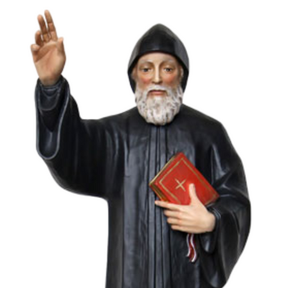 Statua San Charbel 40 cm in Resina