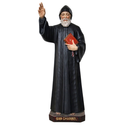 Statua San Charbel 40 cm in Resina