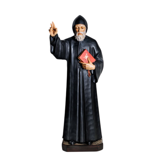 Statua San Charbel 80 cm in Resina