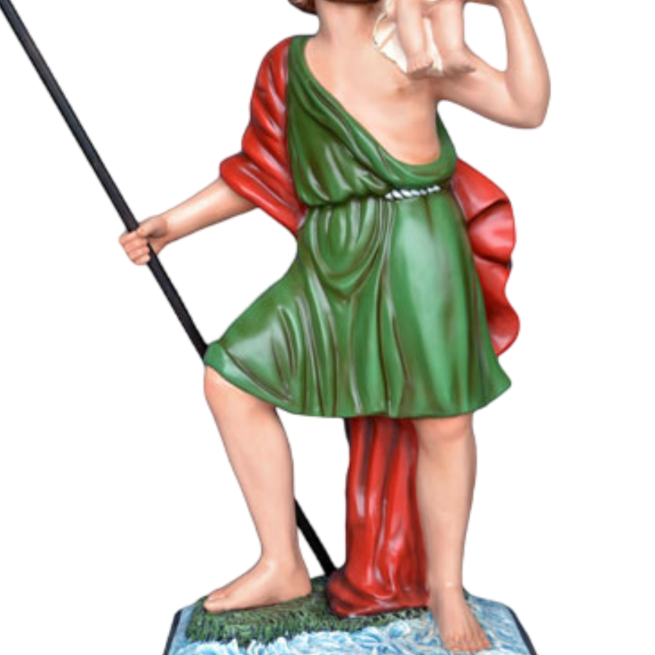 Statua San Cristofaro 120 cm in Vetroresina