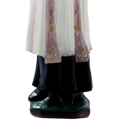 Statua San Curato D'Ars 60 cm in Resina