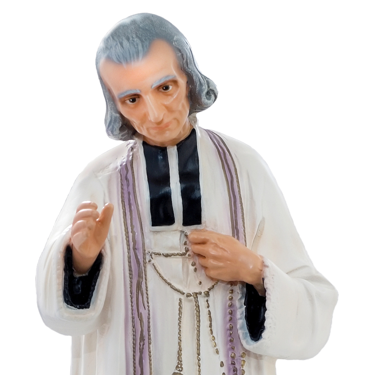 Statua San Curato D'Ars 60 cm in Resina