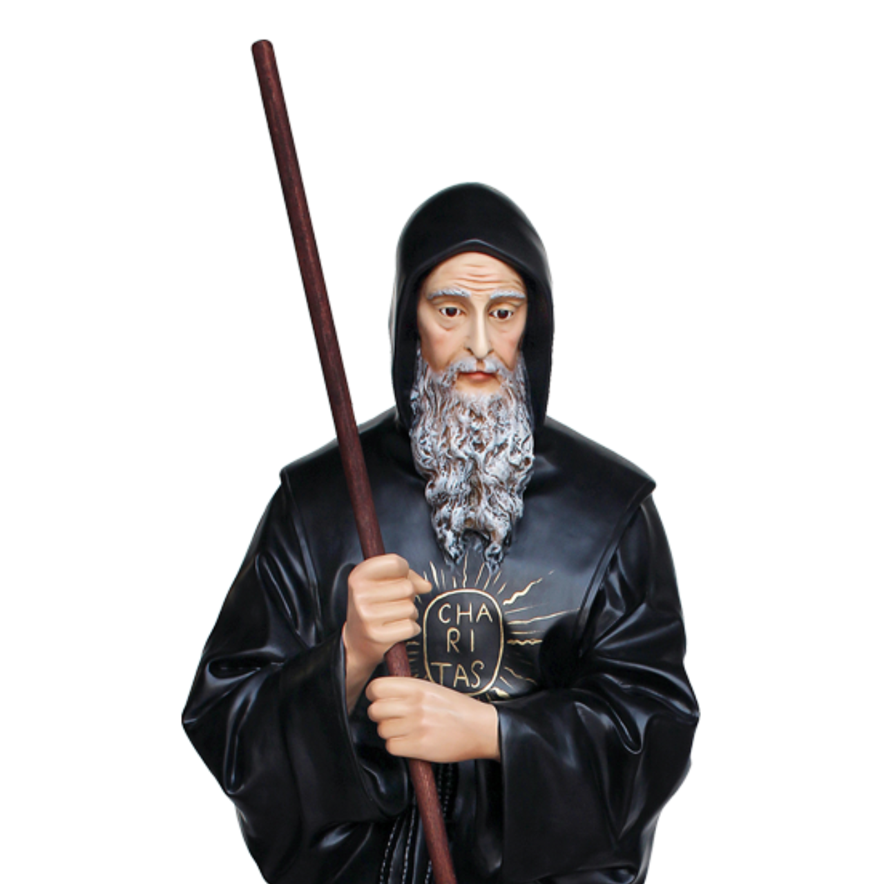 Statua San Francesco da Paola 170 cm in Vetroresina