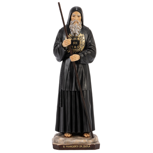 Statua San Francesco da Paola 35 cm in Resina