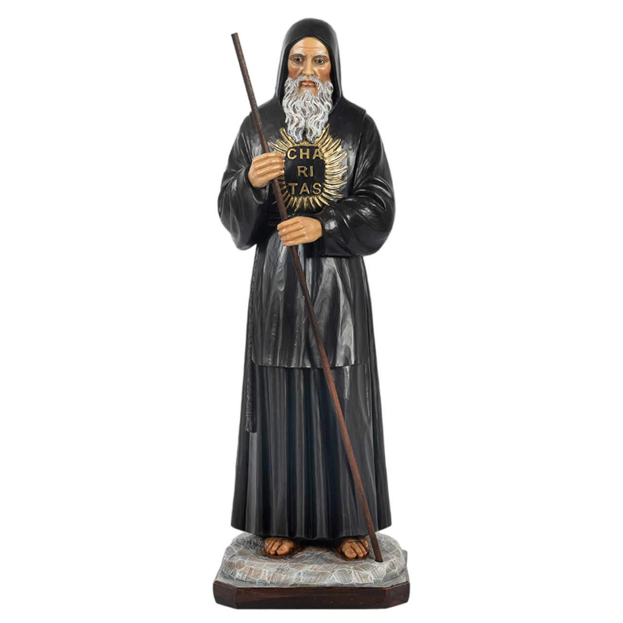 Statua San Francesco da Paola 90 cm in Resina