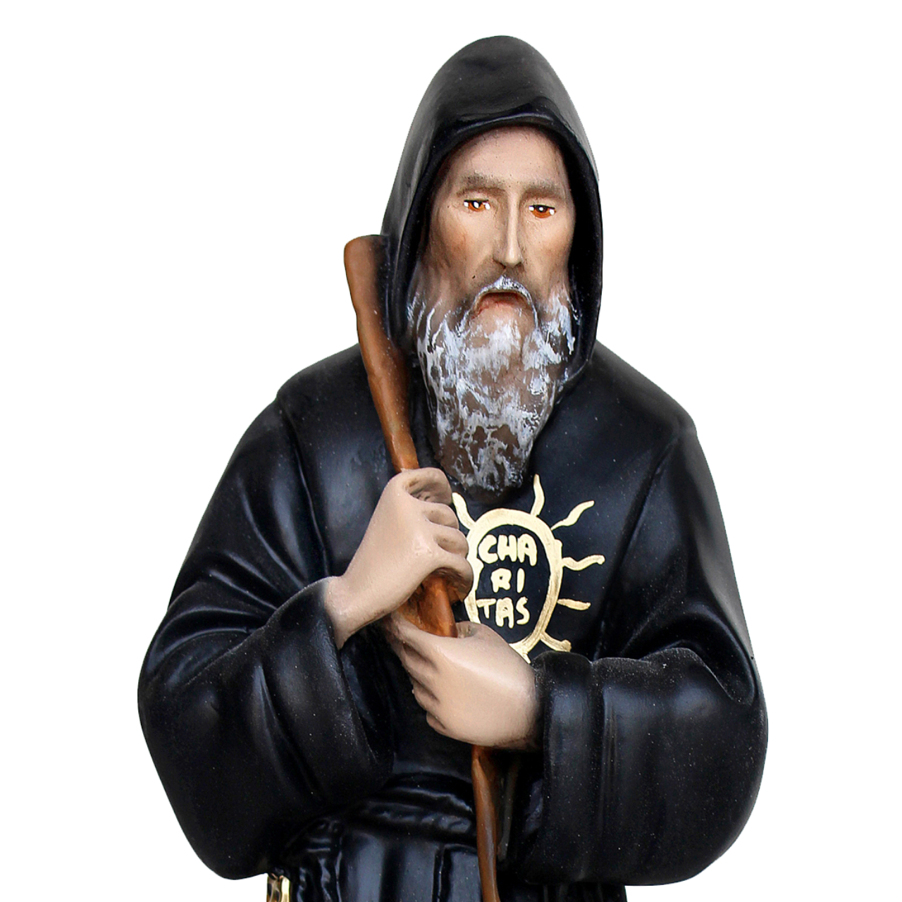 Statua San Francesco da Paola 28 cm in Resina Piena