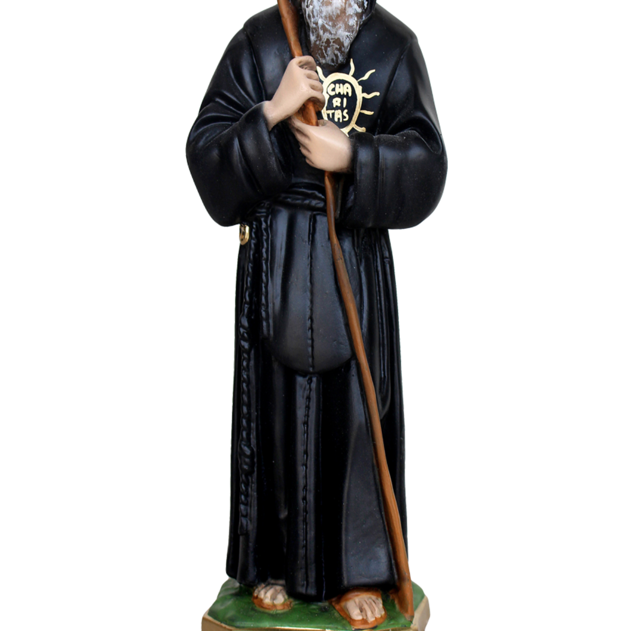 Statua San Francesco da Paola 28 cm in Resina Piena