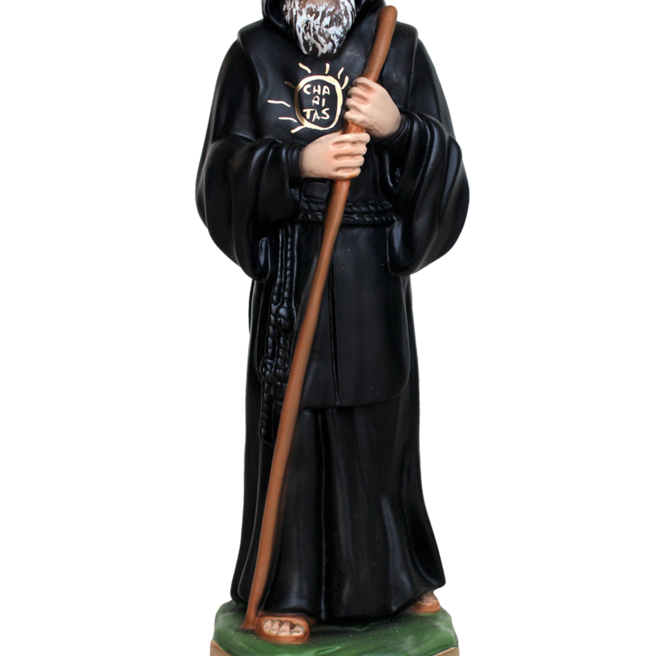 Statua San Francesco da Paola 33 cm in Resina Piena