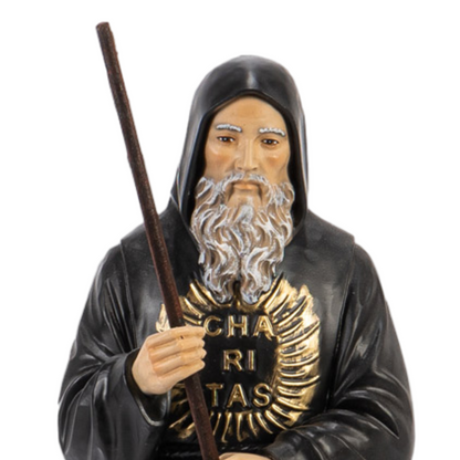 Statua San Francesco da Paola 25 cm in Resina Piena