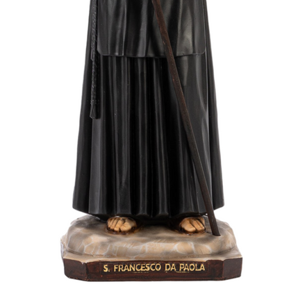 Statua San Francesco da Paola 25 cm in Resina Piena