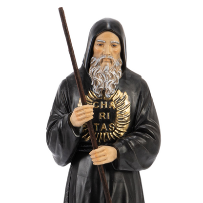 Statua San Francesco da Paola 25 cm in Resina Piena