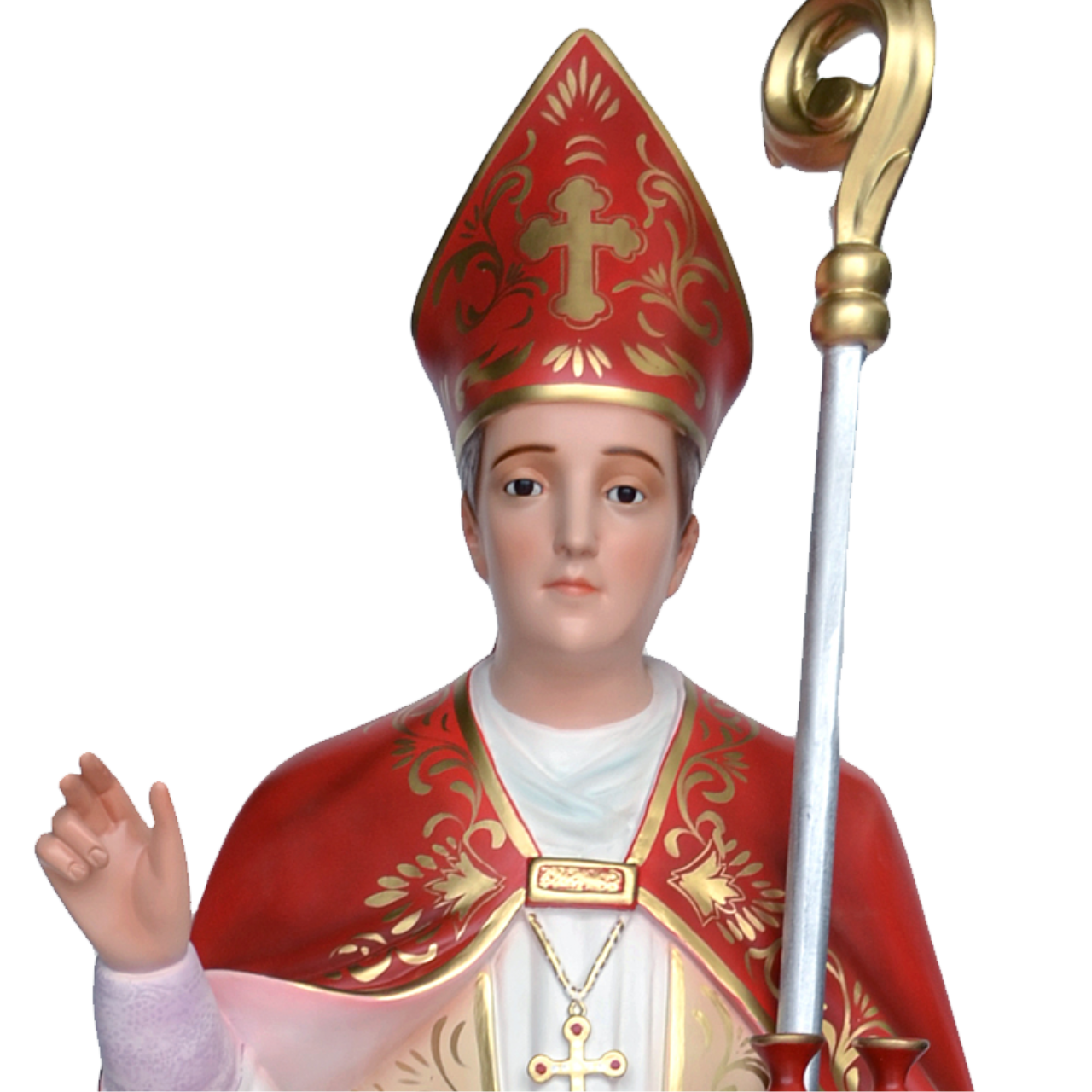 Statua San Gennaro 150 cm in Vetroresina