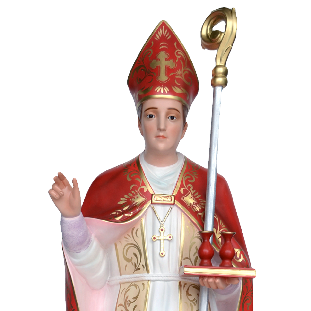 Statua San Gennaro 150 cm in Vetroresina