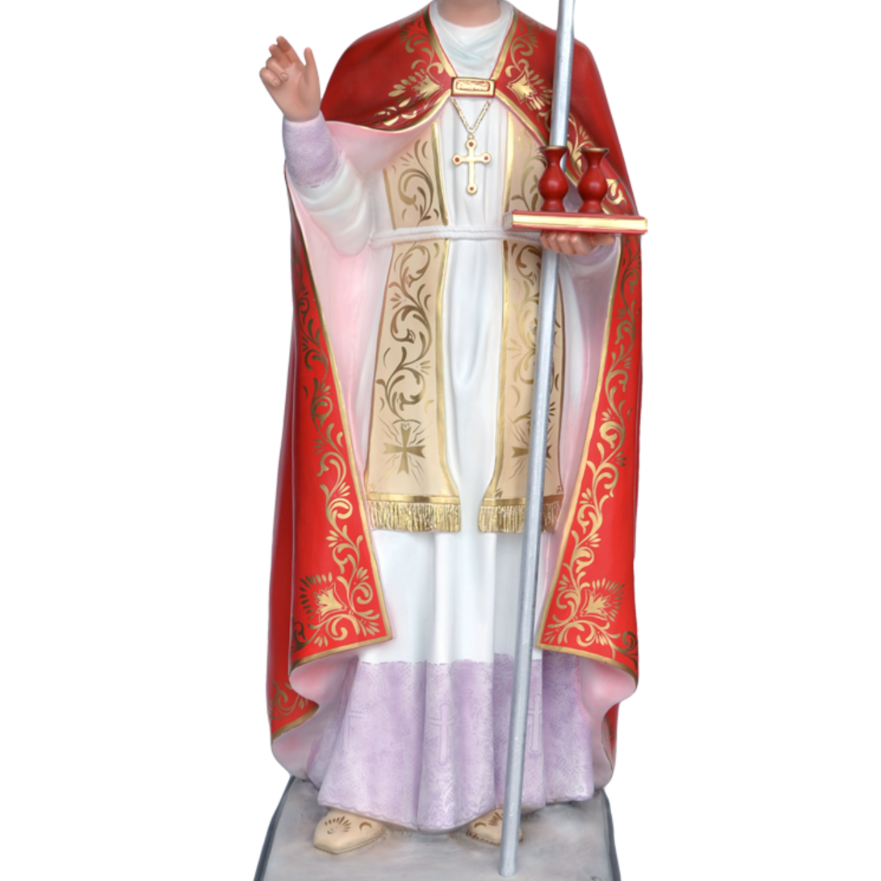Statua San Gennaro 150 cm in Vetroresina