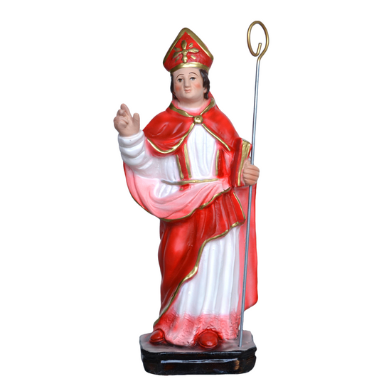 Statua San Gennaro 28 cm in Resina Piena