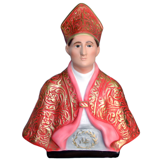 Statua San Gennaro Busto 35 cm in Resina